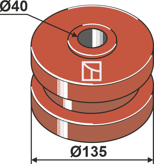 Umlenkrolle Ø 135 |69-6-108 Umlenkrolle Ø 135 (69-6-108)