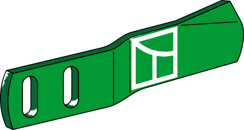 33.0067 Pflugteil Streichblech-Verlängerung - links (6753388) passend für Pöttinger