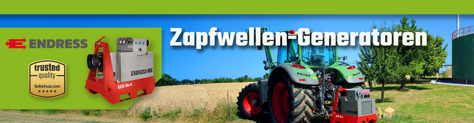 Zapfwellengeneratoren von ENDRESS bei tekkhus.com