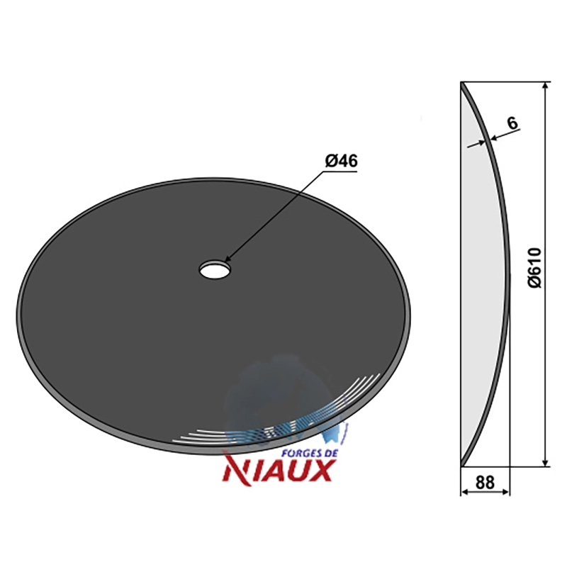 Landwirtschaft Bodenbearbeitung Scheibeneggen Scheibe glatt John Deere|Sunflower|Simba|Great Plains|Krause Landwirtschaft Bodenbearbeitung Scheibeneggen Scheibe glatt John Deere|Sunflower|Simba|Great Plains|Krause