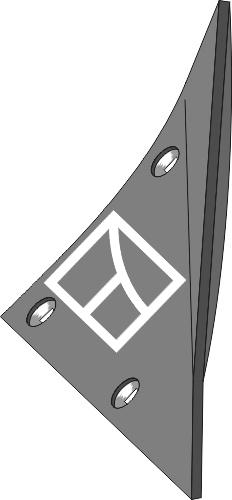 32.0095 Pflugteil Streichblech-Vorderteil B2KH R - rechts (3451010) passend für Lemken