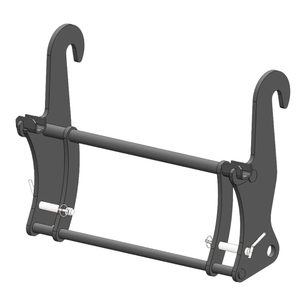 Adapterrahmen JCB 3CX auf Mailleux – Adapteransicht 1