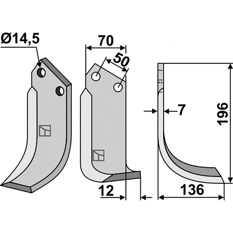 Celli 331528 Fräsmesser, rechte Ausführung IHOF CEL-20R