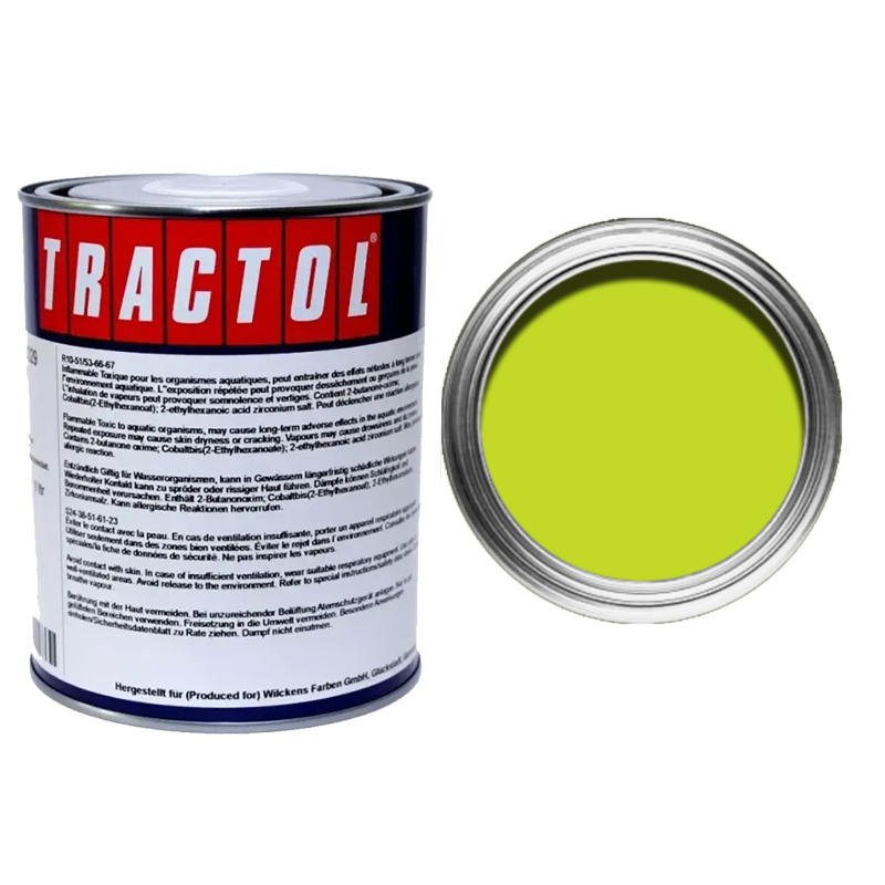 P141236 MB Trac gelbgruen Tractol Tractol Lack 329 P141236 MB Trac gelbgruen Stoß-, Schlag-, und Kratzfestigkeit