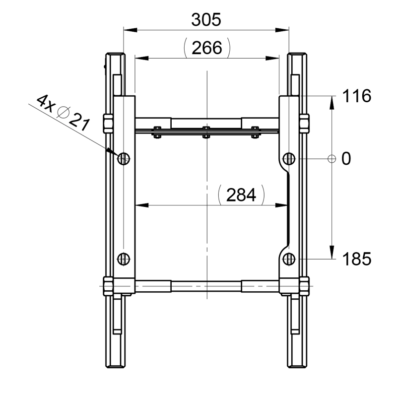 Anhängebock Scharmüller 00.152.05.0-A17 für John Deere 3040 bis 3650 