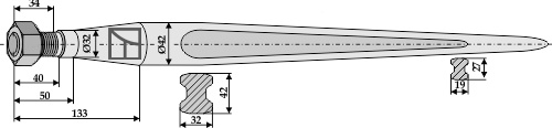 Frontladerzinken 1400mm Frontladerzinken 1400mm