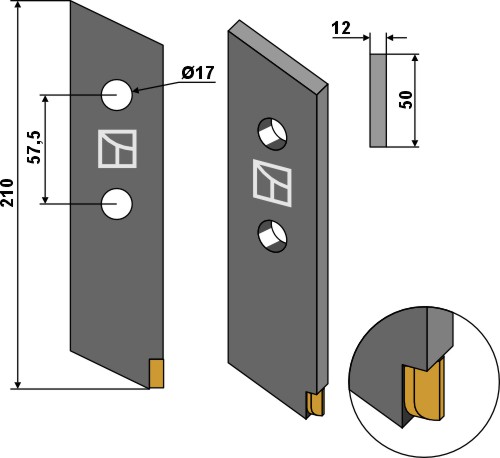 Schraubzinken - Hartmetall |101.ext-1181 Schraubzinken - Hartmetall (101.ext-1181)