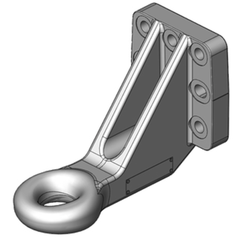 Anhängetechnik Scharmüller Zugöse Flansch #00.652.45.0-A02