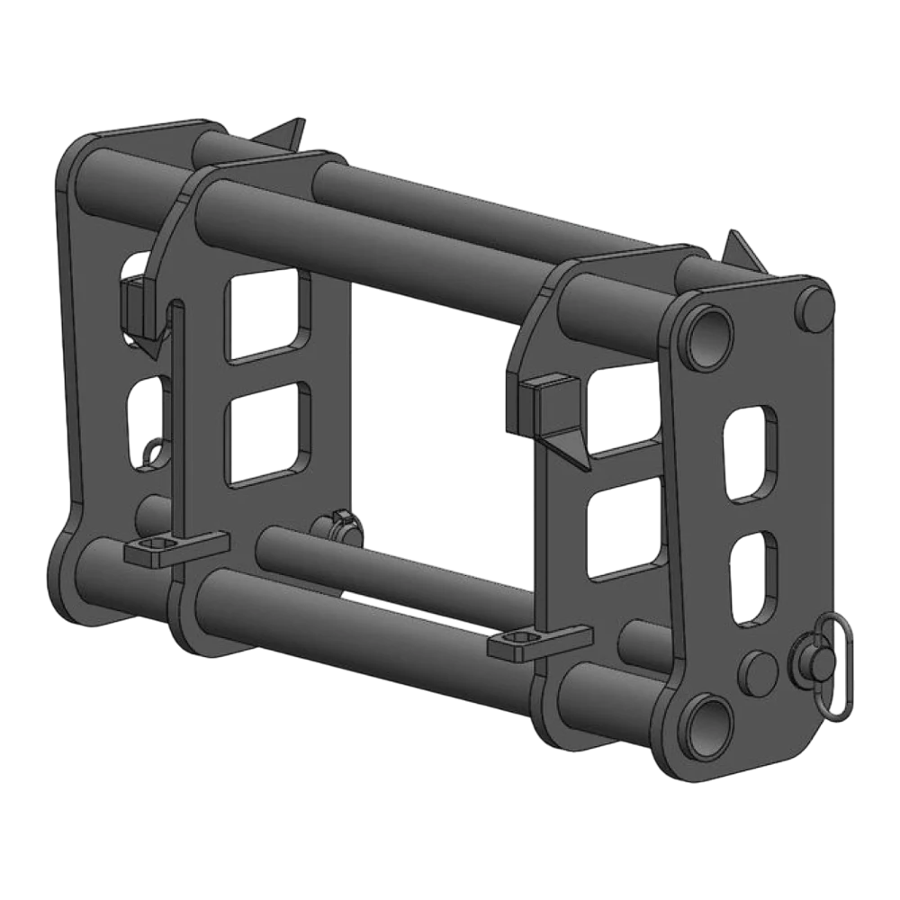 Adapterrahmen Avant Tecno auf Weidemann – Adapteransicht 2