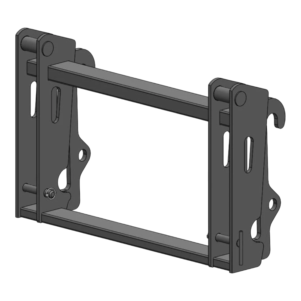Adapterrahmen Dieci Nr. 2 auf JCB Q-Fit – Produktbild 1 Adapterrahmen Dieci Nr. 2 auf JCB Q-Fit – Adapteransicht 1