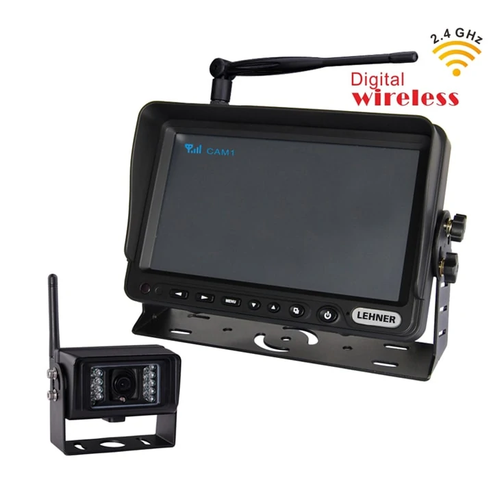 LEHNER Rückfahrkamera LEHNER Rückfahrkamera 7“ LCD-Farbdisplay 73369 wireless IP69K werkseitig montiert
