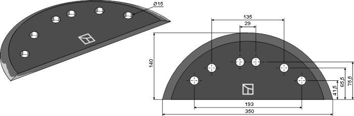 Futtermischwagenmesser