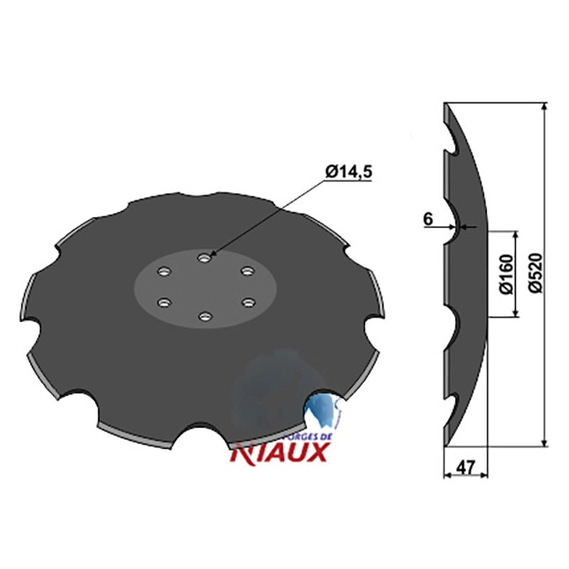Landwirtschaft Bodenbearbeitung Scheibeneggen Scheibe gezackt Strom|Niaux|Bednar Landwirtschaft Bodenbearbeitung Scheibeneggen Scheibe gezackt Strom|Niaux|Bednar