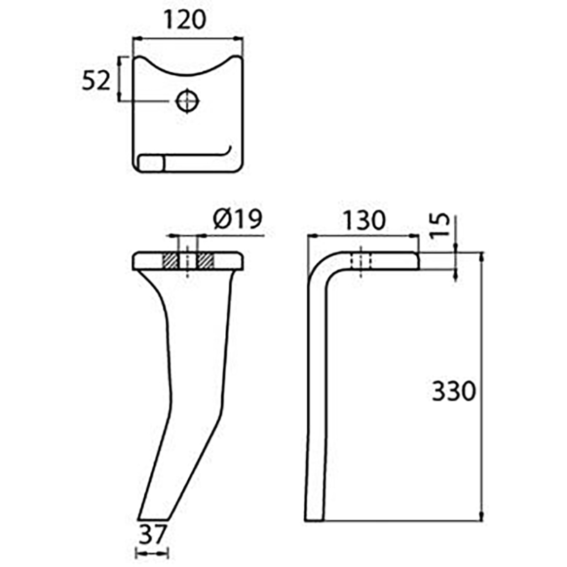 Kreiseleggenzinken Rechts Ft Cultimix Super 967495 Nachbau Amazone