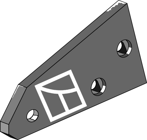 36.0157 Pflugteil Anlagenspitze - rechts (35060 - 41653506009) 36.0157 Pflugteil Anlagenspitze - rechts (35060 - 41653506009) passend für Överum