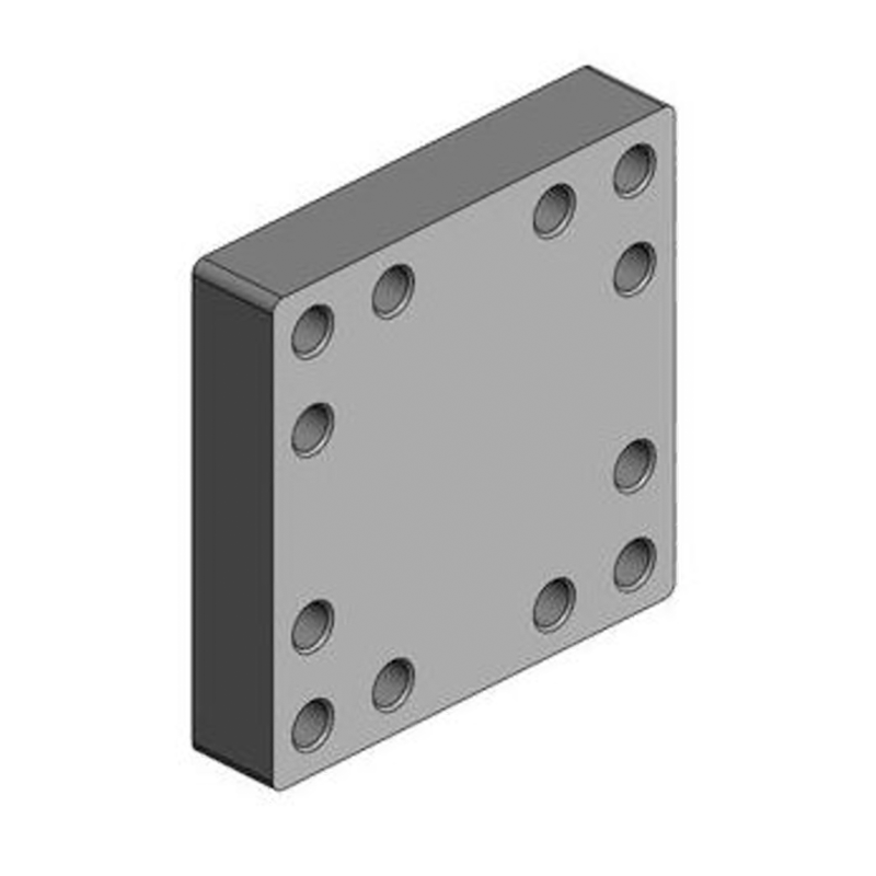 Traktorentechnik Anhängetechnik Scharmüller Anschweißplatte #00.645.13.0 Traktorentechnik Anhängetechnik Scharmüller Anschweißplatte #00.645.13.0