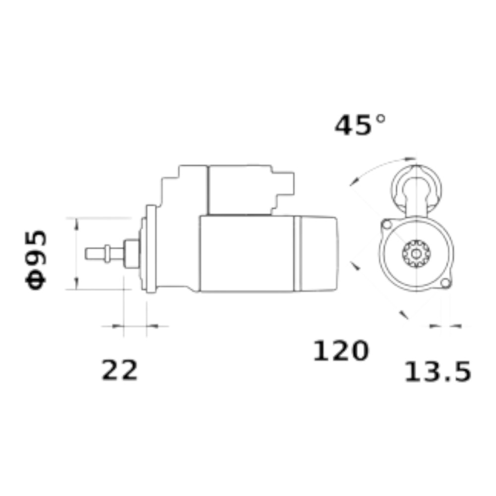 MAHLE Anlasser, Starter MAHLE Anlasser, Starter