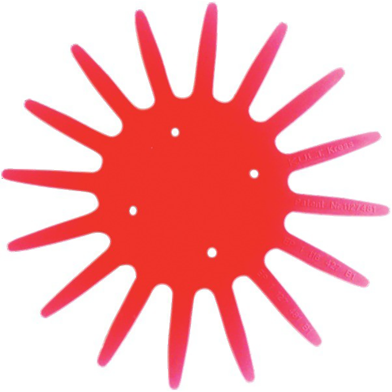 Kunststofffinger Rot 370Mm Hart Kult Kress Hacktechnik Kunststofffinger Rot 370Mm Hart Kult Kress