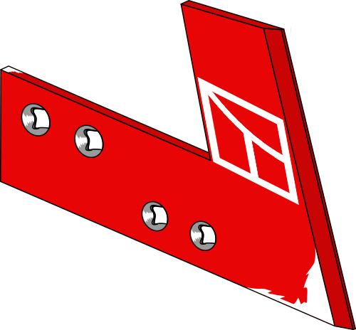 33.0013 Pflugteil Anlagensech - links (KK073089) passend für Kverneland