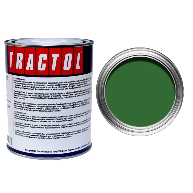 Tractol Lack 329 P141201 Deutz gruen 06erSerie Stoß-, Schlag-, und Kratzfestigkeit