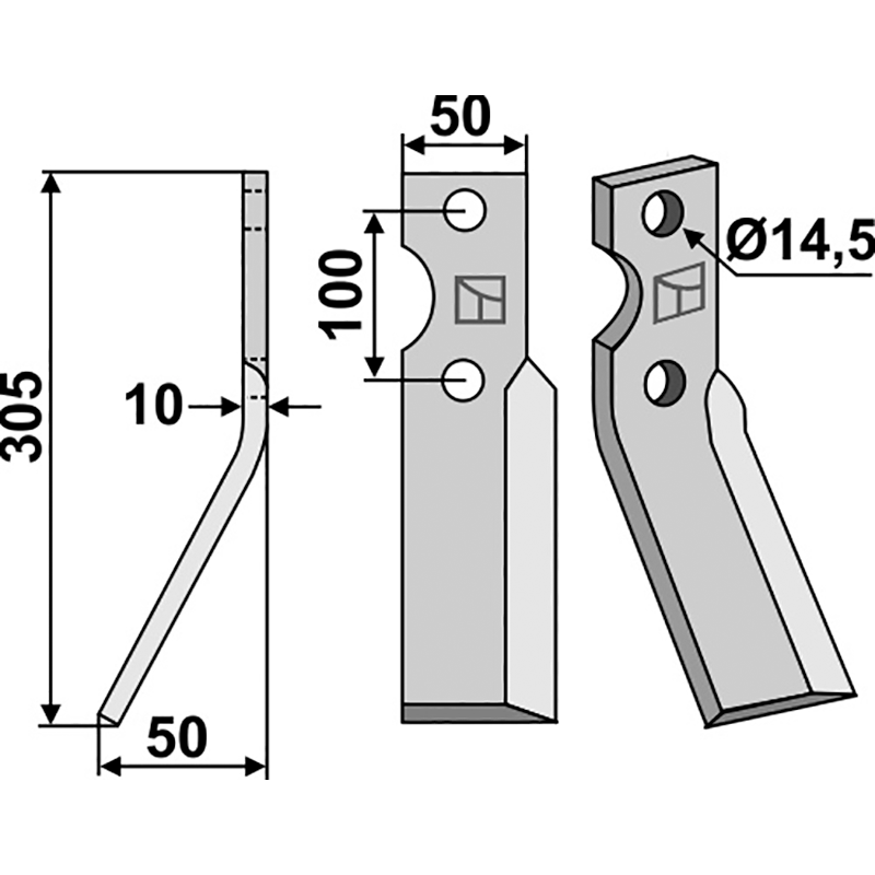 Simon Rotorzinken, linke Ausführung IHOF IND-20L