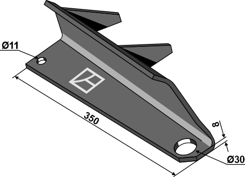 Streuflügel - rechts |69-10-001r Industriehof Scherenbostel | Streuflügel - rechts (69-10-001r)