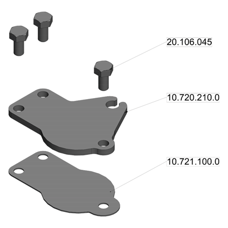 Scharmüller Deckel-Set A10 FBD F1 #02.480.120 Ersatzteil Scharmüller Deckel-Set A10 FBD F1 02.480.120
