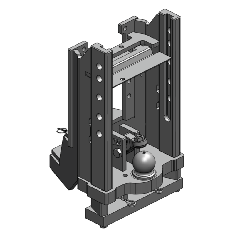 Scharmüller Anhängebock vorbereitet Zugpendel #00.143.81.2-A11 Scharmüller Anhängebock vorbereitet Zugpendel #00.143.81.2-A11