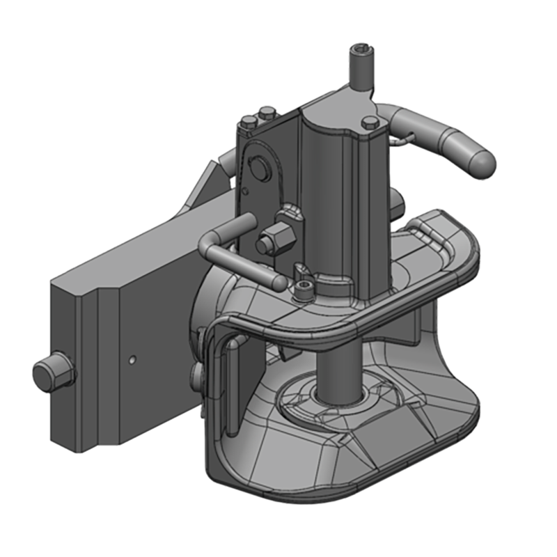 Traktorentechnik Anhängetechnik Scharmüller Zugmaul Standard mit Adapterplatte #03.2931.221-A02 Traktorentechnik Anhängetechnik Scharmüller Zugmaul Standard mit Adapterplatte #03.2931.221-A02