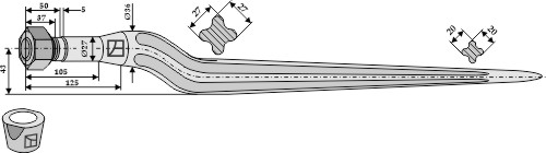 Silozinken 810mm