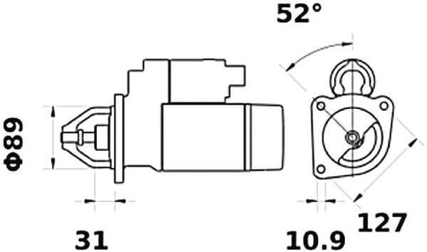 Mahle 12 V Anlasser 3 kW (IS0552) bild_4