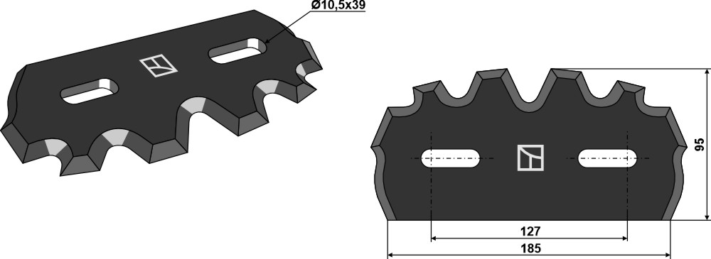 Futtermischwagenmesser
