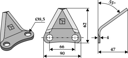 Futtermischwagenmesser