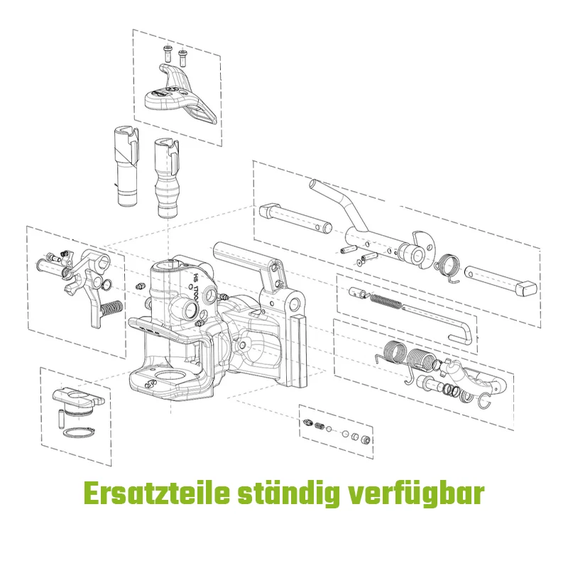Anhängekupplung Sauermann HS17101 Case New Holland Steyr Anhängekupplung Sauermann HS17101 Case New Holland Steyr