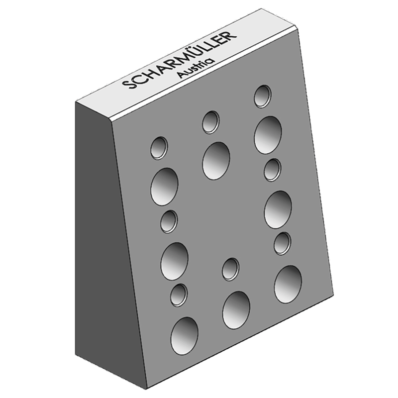 Traktorentechnik Anhängetechnik Scharmüller Anschraubplatte #00.645.29.0 Traktorentechnik Anhängetechnik Scharmüller Anschraubplatte #00.645.29.0