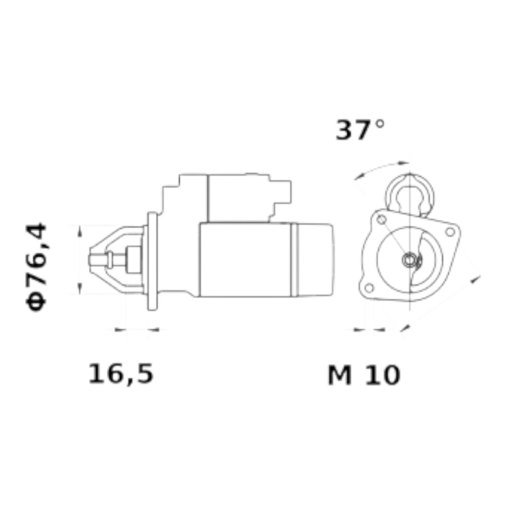 MAHLE Anlasser, Starter MAHLE Anlasser, Starter