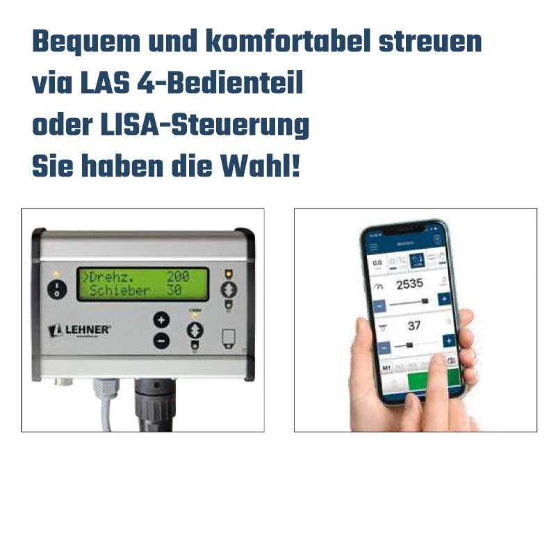 LEHNER MiniVario® 110 12 Volt-Streuer für Weinbau und Obstanbau 