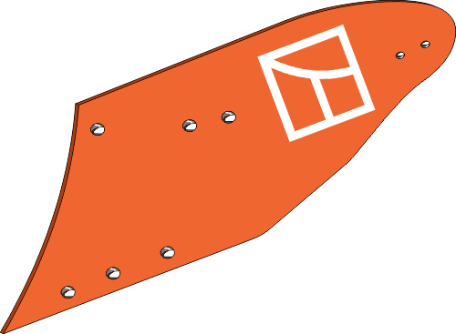 39.0052 Pflugteil Streichblech einteilig - links (30.23.554G) 39.0052 Pflugteil Streichblech einteilig - links (30.23.554G) passend für Naud