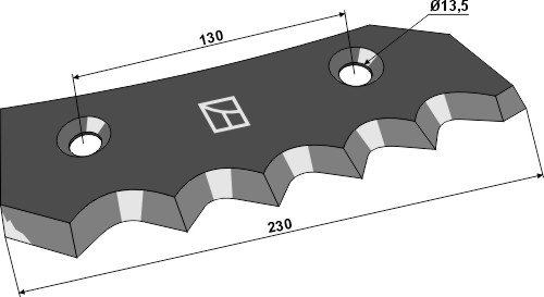 Futtermischwagenmesser