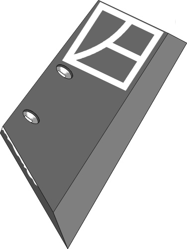 P134559 Pflugteil Schar-Hinterteil WG100B L - links (3351959) 32.0170 32.0170 Pflugteil Schar-Hinterteil WG100B L - links (3351959) passend für Lemken