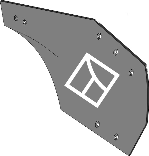 35.0054 Pflugteil Streichblech - rechts (172606-172630) passend für Grégoire Besson
