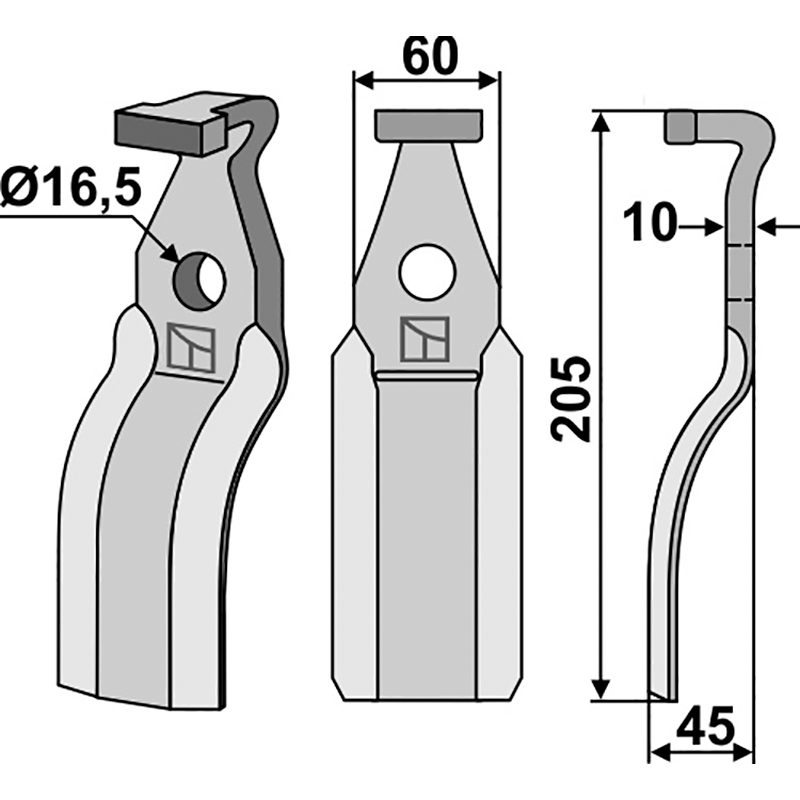 PEG-28 Rotorzinken Pegoraro 8600 Rotorzinken IHOF PEG-28