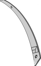 36.0074 Pflugteil Streichblech-Streifen - rechts (20250 - 41652025059) passend für Överum
