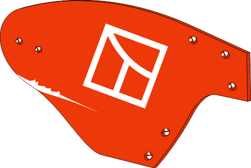 43.0024 Pflugteil Streichblech-Hinterteil - rechts (024090) passend für Niemeyer