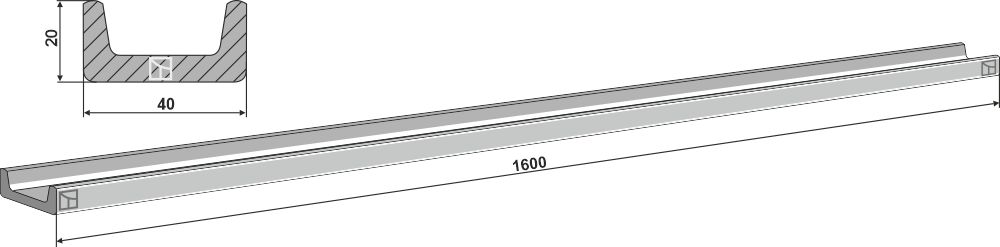 Kratzbodenleiste |69-7-551 Industriehof Scherenbostel | Kratzbodenleiste (69-7-551)