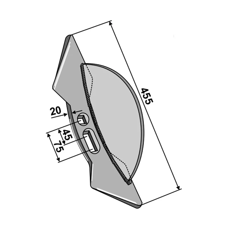 Doppelherz-Randschar 450 mm
