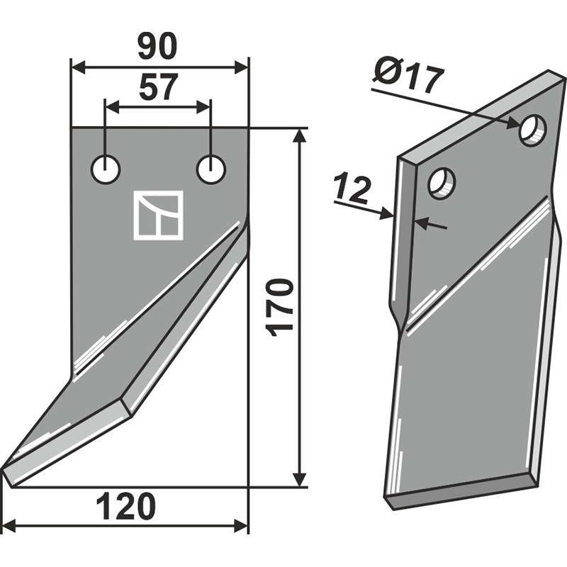 Massano Rotorzinken, linke Ausführung IHOF MSA-08L