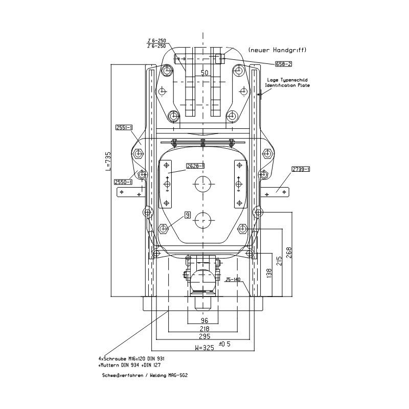Anhängebock Scharmüller 00101810A02 K80 Case Magnum 7000/8000 