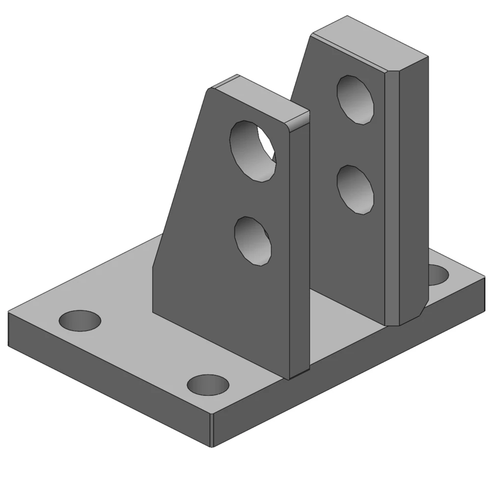 Scharmüller Niederhalterkonsole geschw. K80® 120x70 #10.845.046.0-A11