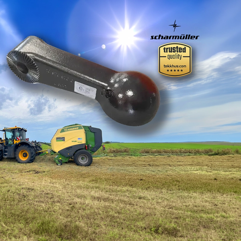 Krone 200603641 Kugelzugöse K80 Typ Scharmüller mit Verzahnung
